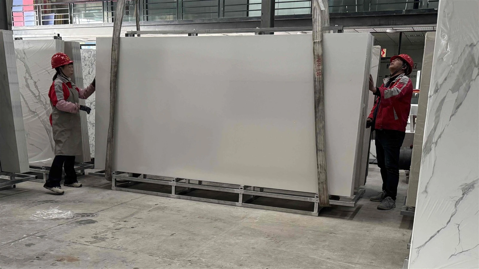 High density white sintered slab High density white sintered slab